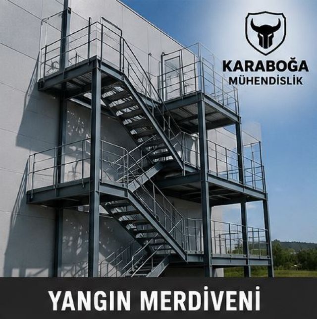 Beykoz Yangın Merdiveni | İmalat, Montaj ve Projelendirme Hizmeti